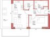 moderne Dachgeschosswohnung mit Einbauküche - Grundriss